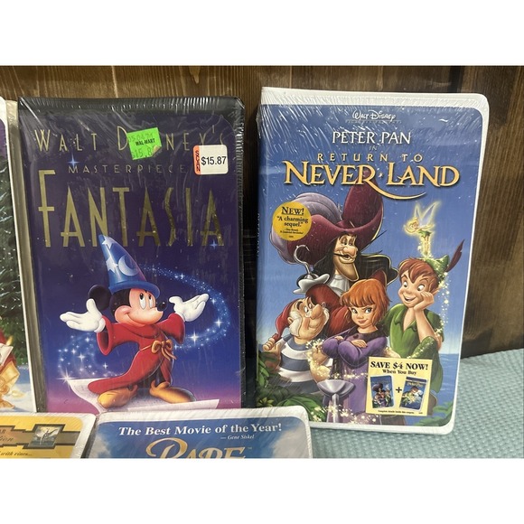 NEW SEALED Lot of 7 Vintage Kids Children Movies VHS Video VCR Tapes Disney Babe - Picture 4 of 16